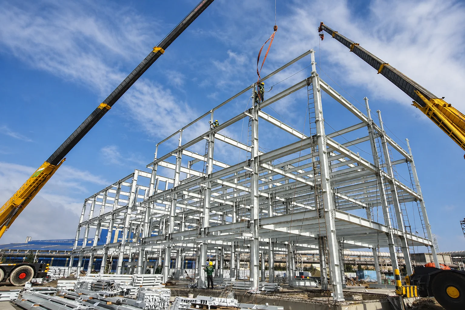 MDHI process steel structure