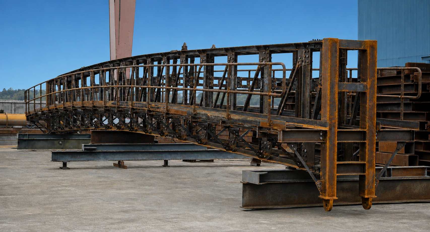 MDHI mine conveyor structure for a South American project