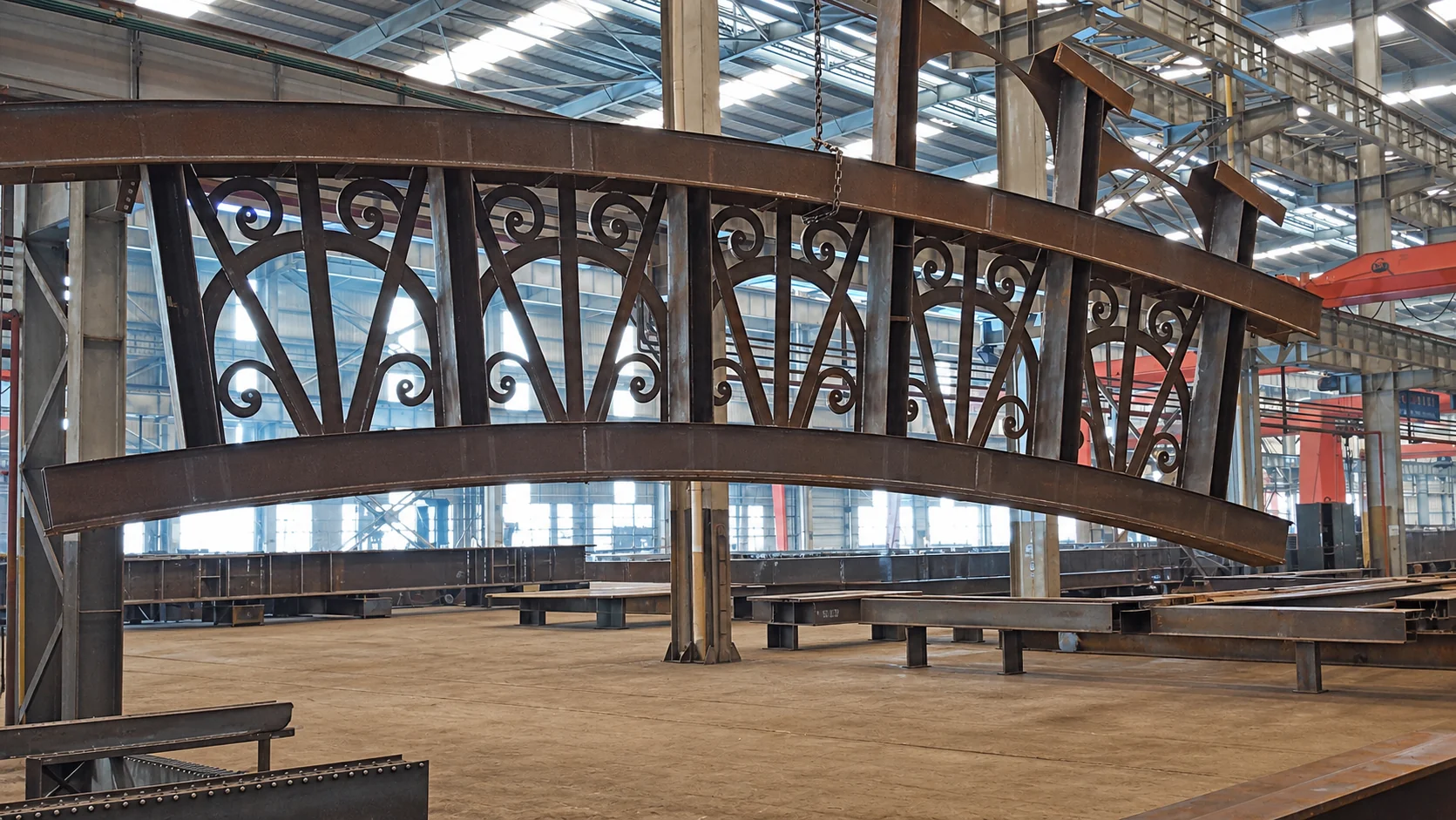 MDHI decorative steelwork for a Macau architectural art project